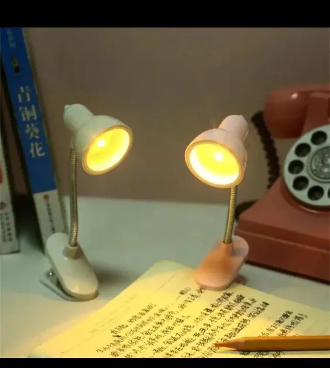 Mini Book Light LED Clamp Reading Lamp Night Lights Books To Read Bookmark Desk Decoration Bedroom Writing Stand Notebook