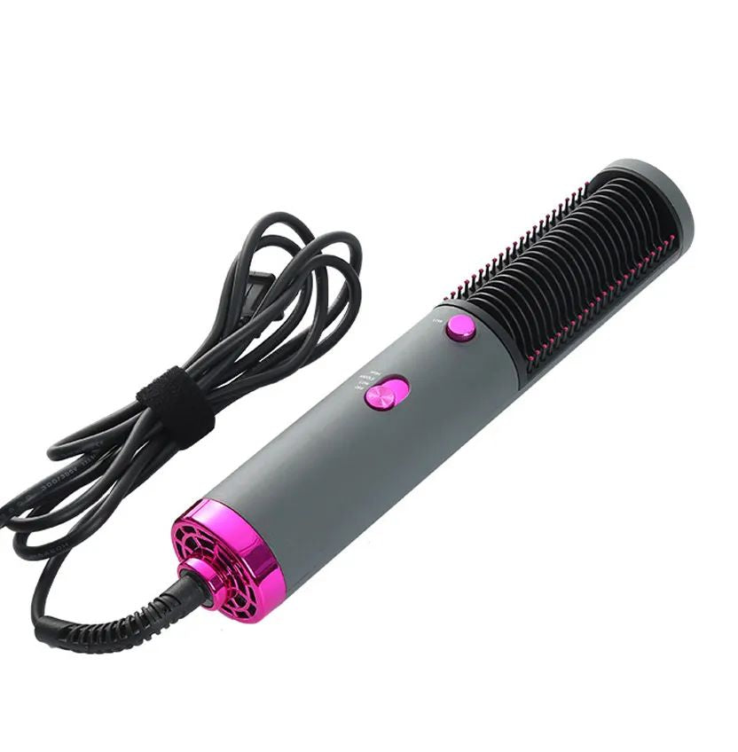 One Step Multifunctional Hot Air Comb Straight Dryer Portable Curler Straight Hair 3 In 1 Dryer Brush Styling Tool Hairdryer